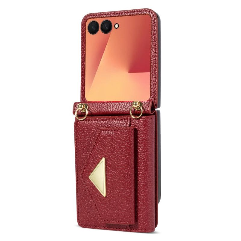 Kuori Samsung Galaxy Z Flip 7 Korttikotelo Ja Rannehihna