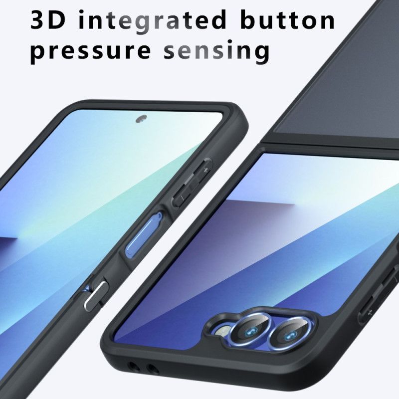 Kuori Samsung Galaxy Z Flip 7 Läpinäkyvä Musta Suojakuori