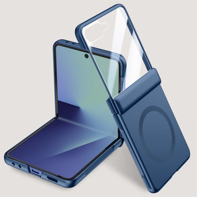 Kuori Samsung Galaxy Z Flip 7 Magneettinen Ja Metalliefektillä