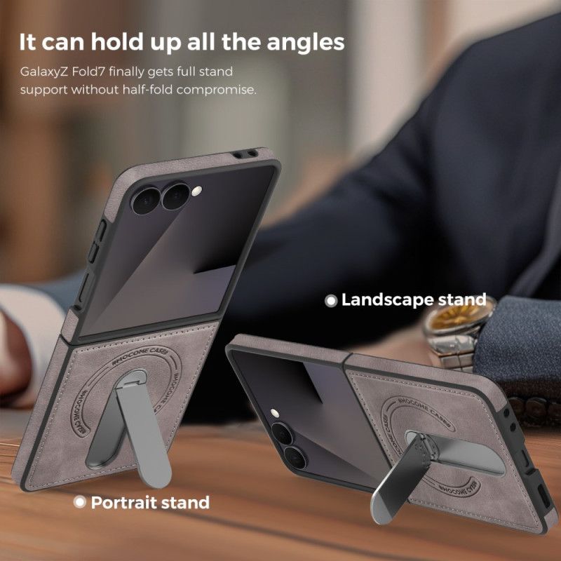 Kuori Samsung Galaxy Z Flip 7 Magneettinen Ja Pyörivä Jalusta