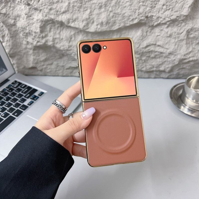 Kuori Samsung Galaxy Z Flip 7 Magneettinen Nappapinta Suojakuori