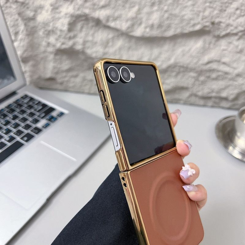 Kuori Samsung Galaxy Z Flip 7 Magneettinen Nappapinta Suojakuori