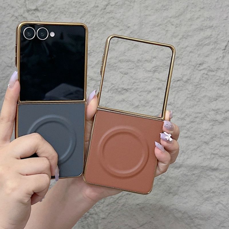 Kuori Samsung Galaxy Z Flip 7 Magneettinen Nappapinta Suojakuori