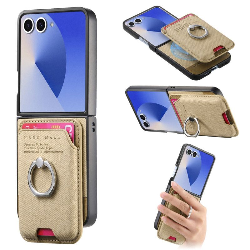 Kuori Samsung Galaxy Z Flip 7 Magsafe-yhteensopiva Irrotettavan Korttikotelon Kanssa