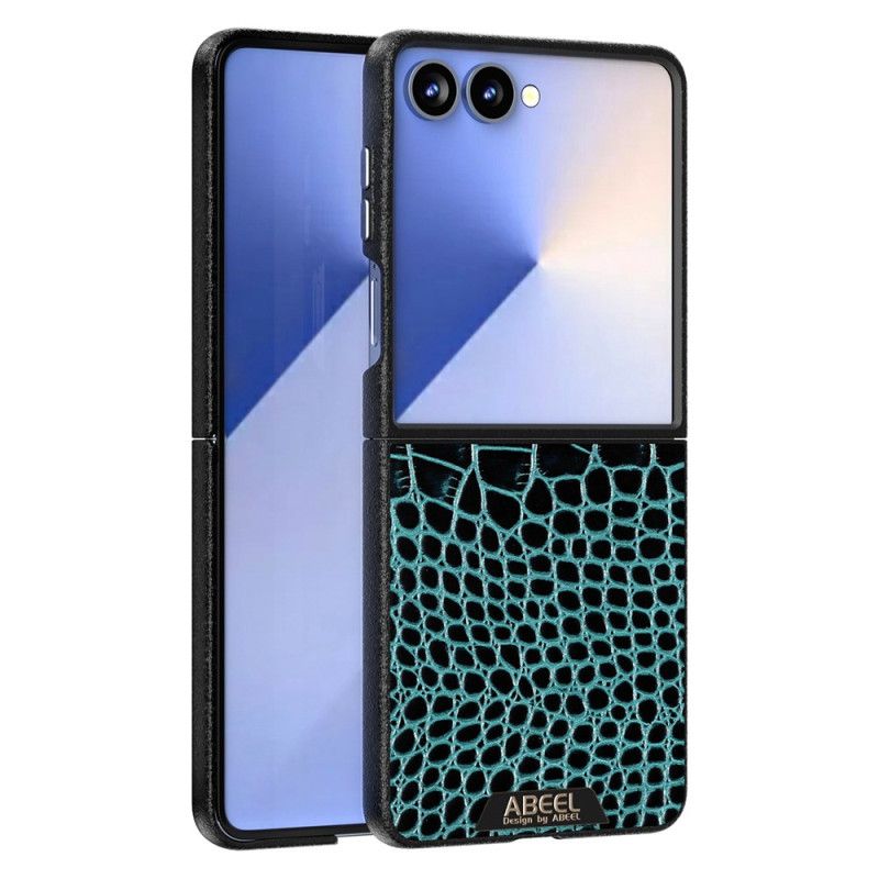 Kuori Samsung Galaxy Z Flip 7 Magsafe-yhteensopiva Krokotiilikuvioinen Abeel