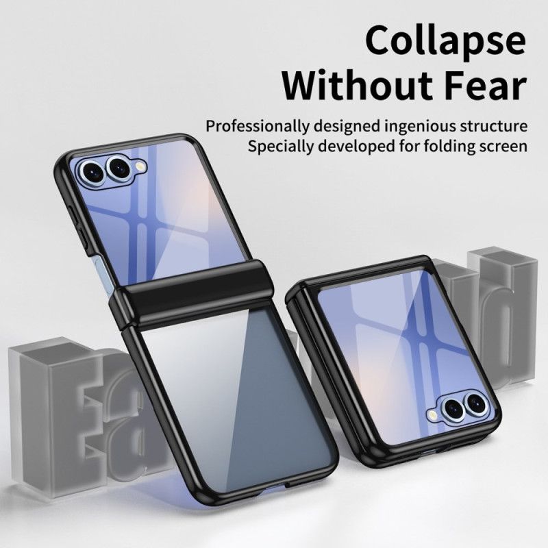 Kuori Samsung Galaxy Z Flip 7 Metalliefektinen Saranasuoja Suojakuori