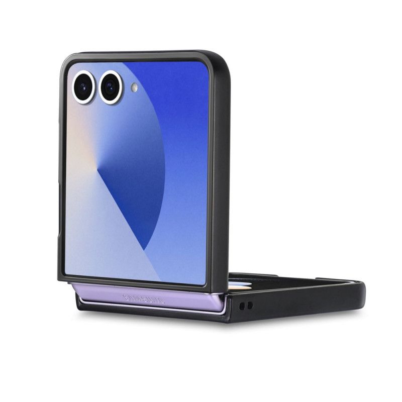 Kuori Samsung Galaxy Z Flip 7 Mokkanahkaefekti Suojakuori