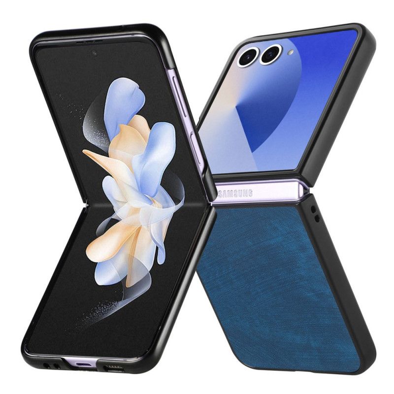 Kuori Samsung Galaxy Z Flip 7 Mokkanahkaefekti Suojakuori