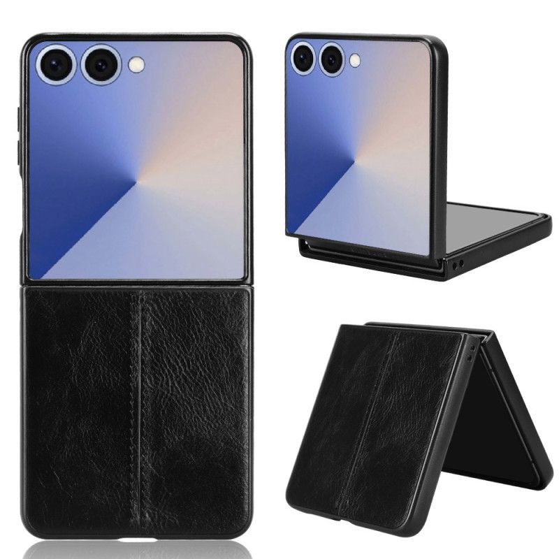 Kuori Samsung Galaxy Z Flip 7 Ommeltu Nahkakuvioinen