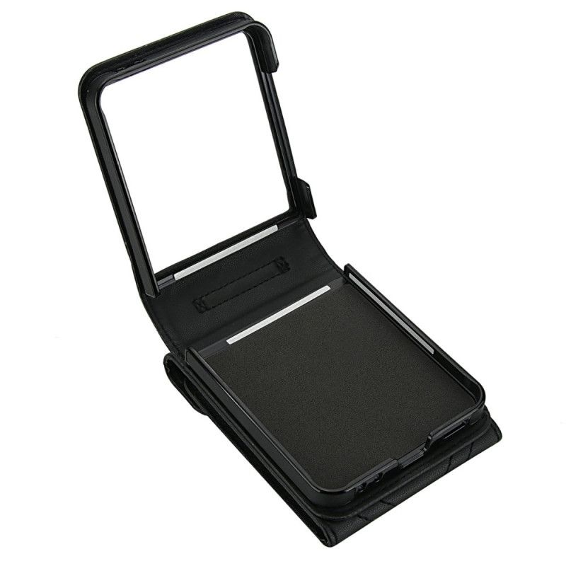 Kuori Samsung Galaxy Z Flip 7 Rfid-suojattu Korttikotelo Ja Hihna