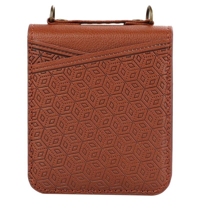 Kuori Samsung Galaxy Z Flip 7 Rombinen Korttikotelo Suojakuori