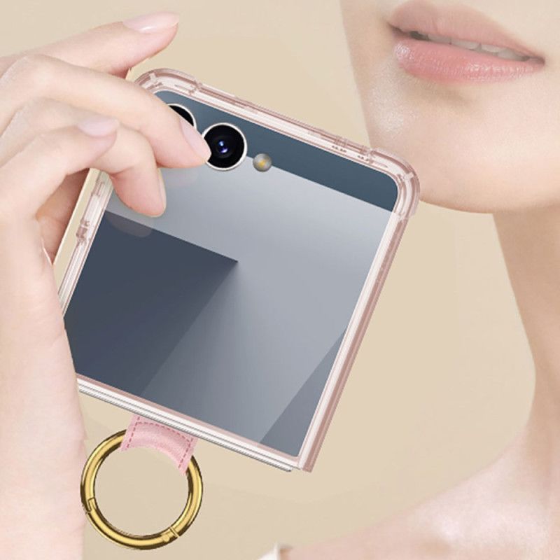 Kuori Samsung Galaxy Z Flip 7 Sormuspidike Ja Suojaus Iskunkestävä Suojakuori