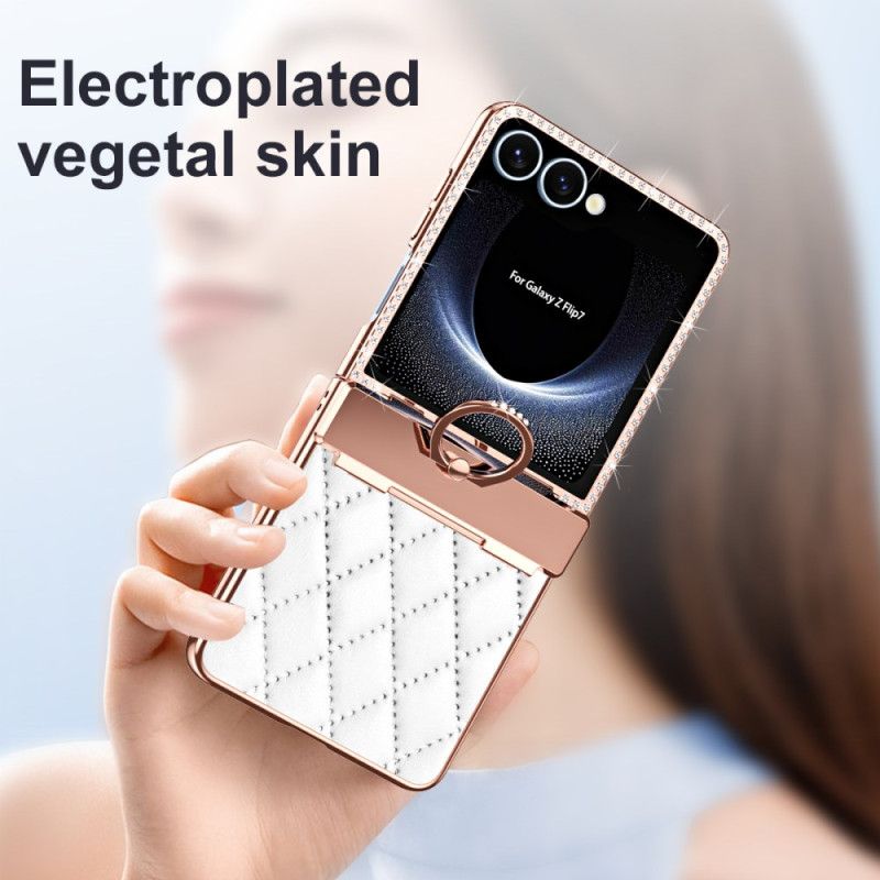 Kuori Samsung Galaxy Z Flip 7 Sormusteline Ja Strassikoriste