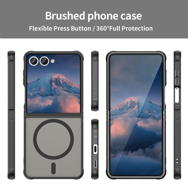 Kuori Samsung Galaxy Z Flip 7 Yhteensopiva Magsafe-pudotussuojan Kanssa