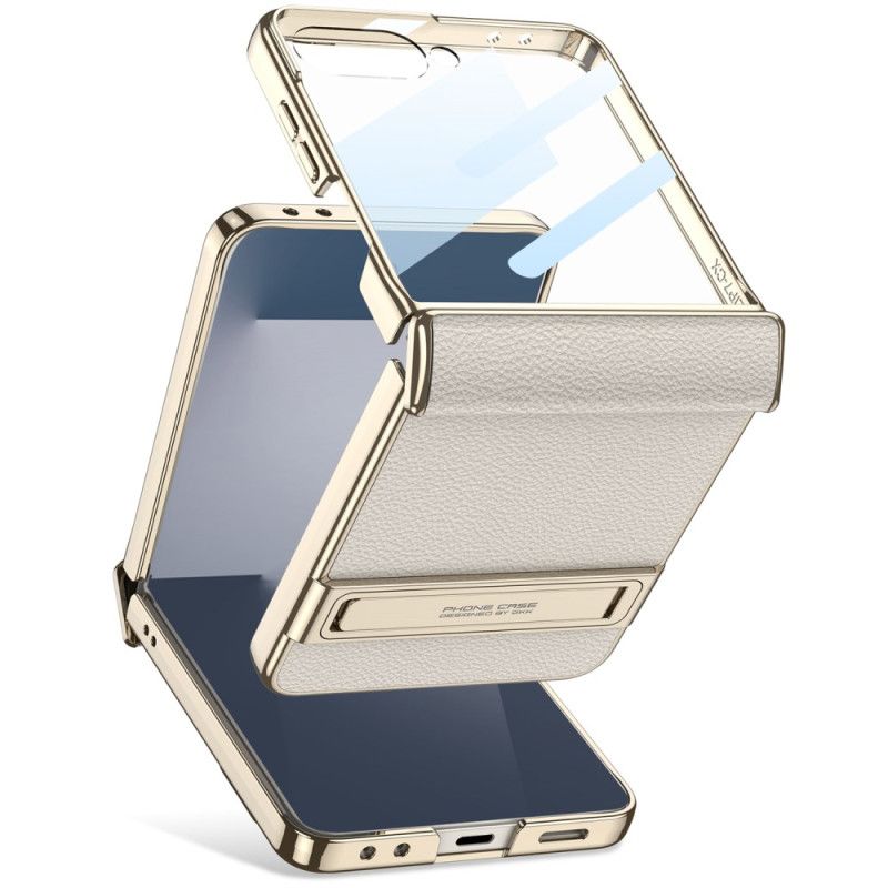 Puhelinkuoret Samsung Galaxy Z Flip 7 Keinonahka Ja Gkk-tuki