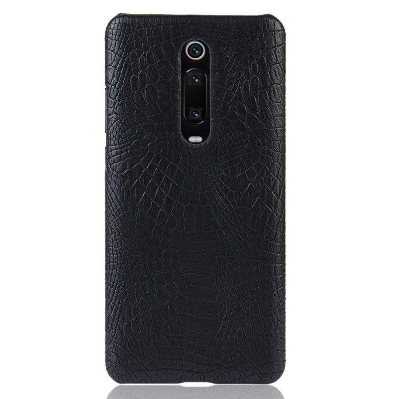 Case Kuoret Xiaomi Mi 9T / Mi 9T Pro Tummansininen Musta Puhelinkuoret Krokotiilin Ihovaikutus