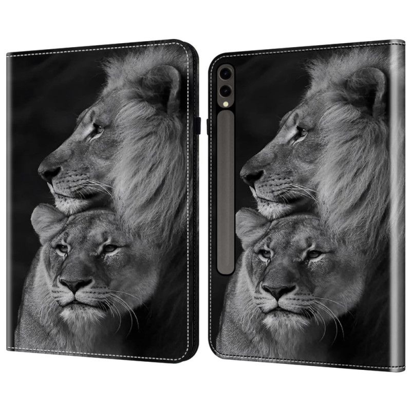 Kotelot Samsung Galaxy Tab S10 Plus Leijonat