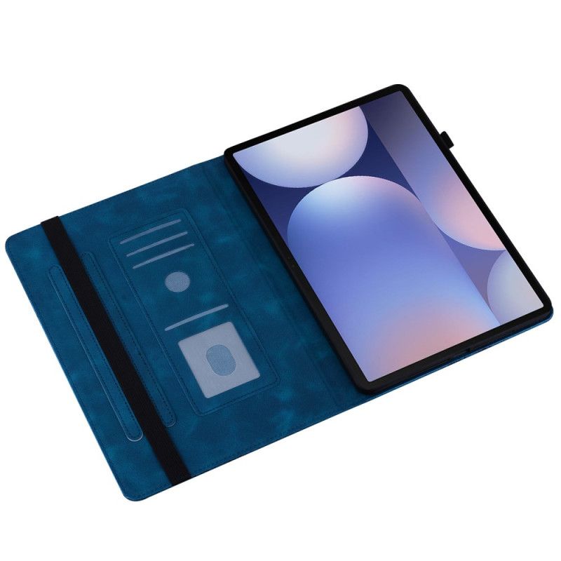 Kuoret Samsung Galaxy Tab S10 Plus Puhelinkuoret Mokkanahkaefekti Sydämet