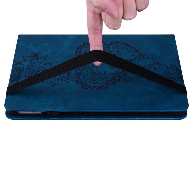 Kuoret Samsung Galaxy Tab S10 Plus Puhelinkuoret Mokkanahkaefekti Sydämet