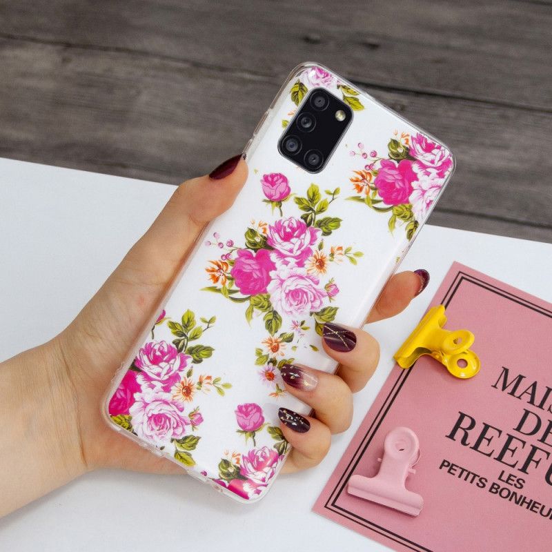 Case Kuoret Samsung Galaxy A31 Puhelinkuoret Fluoresoivat Vapauden Kukat