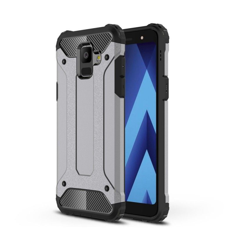 Kuori Samsung Galaxy A6 Harmaa Musta Perhe Suojakuori