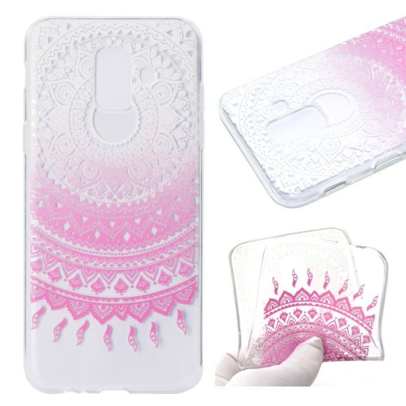 Kuori Samsung Galaxy A6 Ruusu Läpinäkyvä Värikäs Mandala