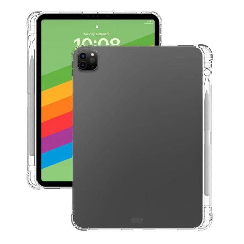 Kuoret iPad Pro 13 (2024) Puhelinkuoret Läpinäkyvä Kynän Pidike