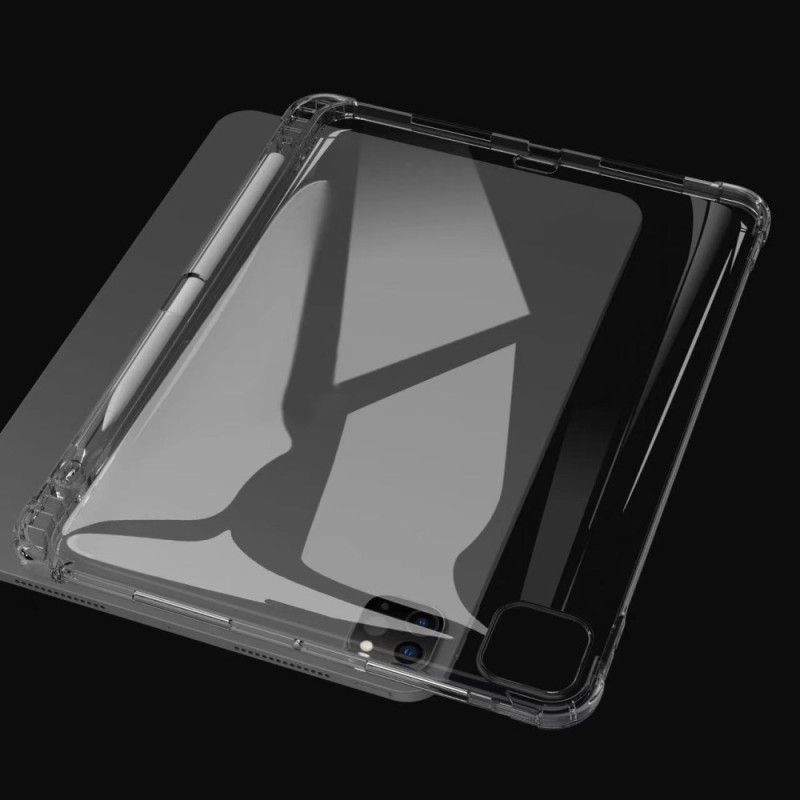 Kuoret iPad Pro 13 (2024) Puhelinkuoret Läpinäkyvä Kynän Pidike