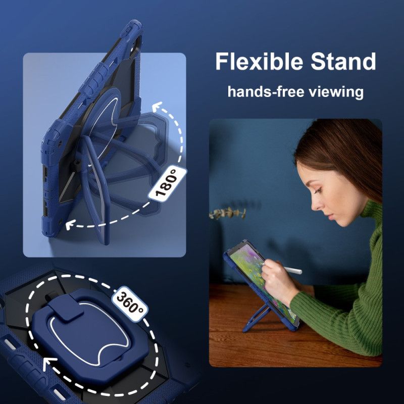 Case iPad Pro 13 (2025) Puhelinkuoret Kaksivärinen Jalusta Ja Olkahihna