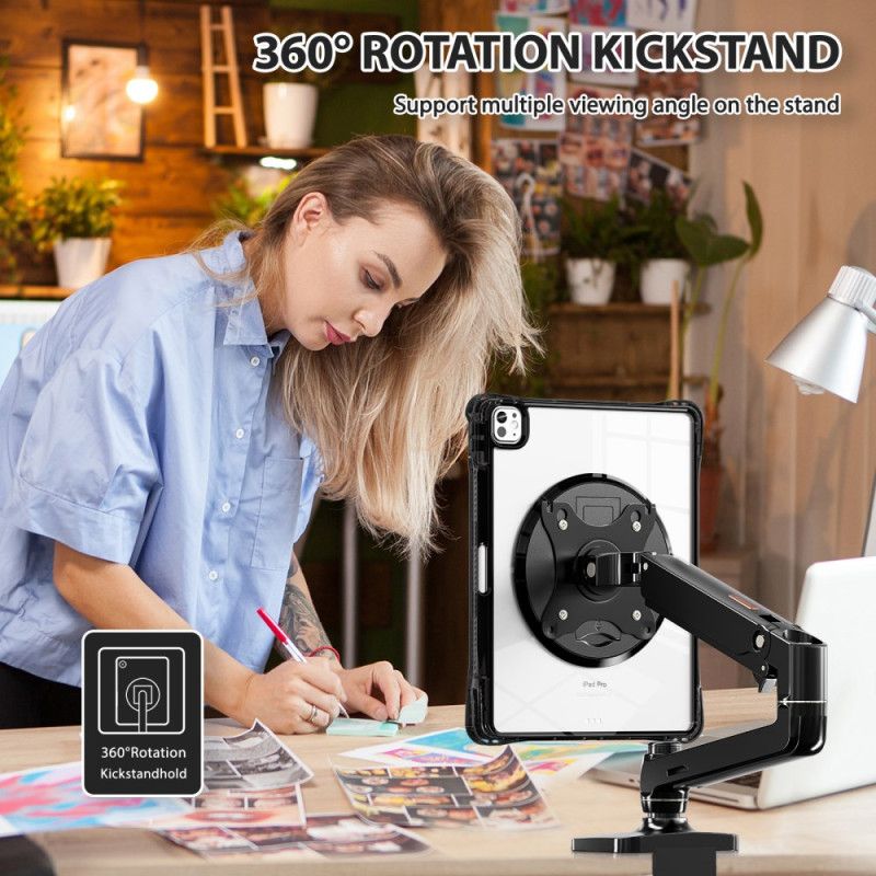 Case iPad Pro 13 (2025) Puhelinkuoret Läpinäkyvä Jalustalla