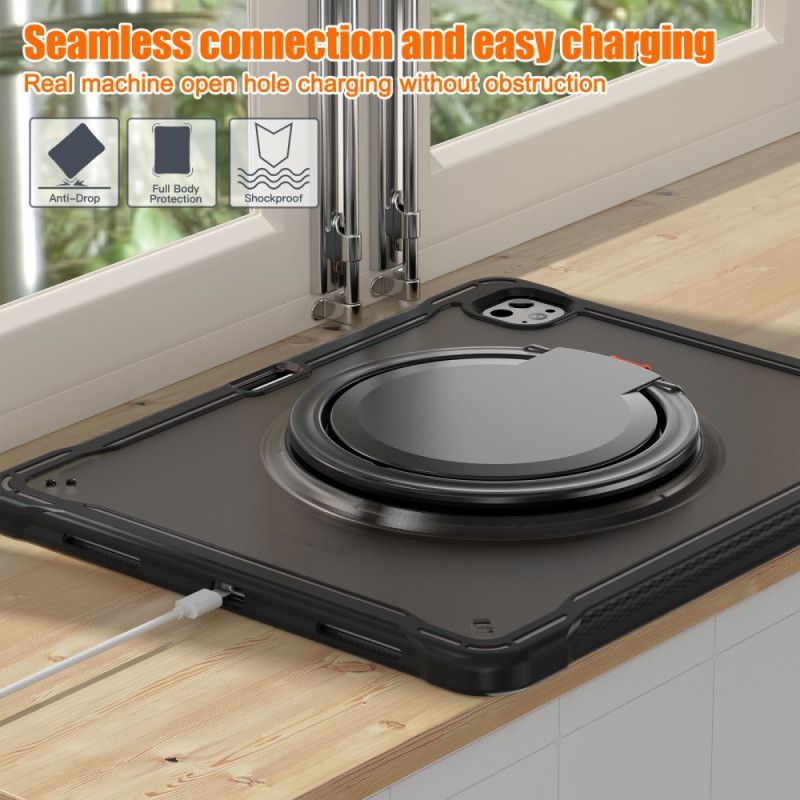 Case iPad Pro 13 (2025) Puhelinkuoret Pyörivä Jalusta Ja Kynäteline