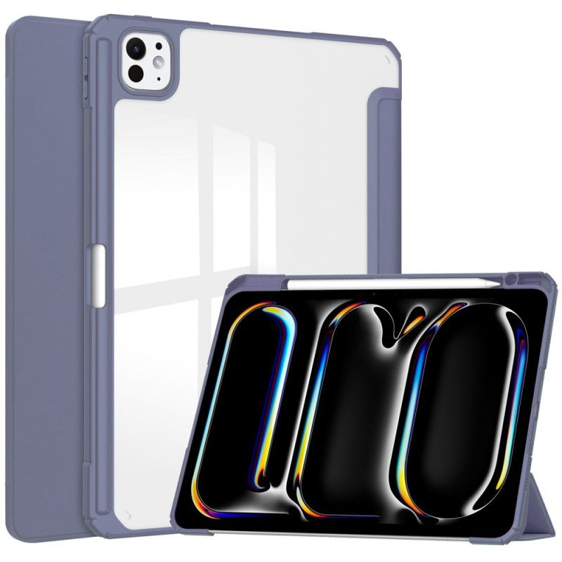 iPad Pro 13 (2025) Keinonahkainen Läpinäkyvä Kotelo