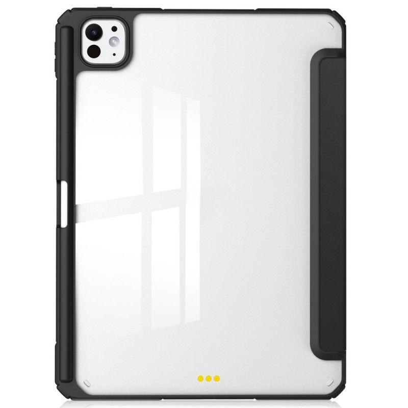 iPad Pro 13 (2025) Keinonahkainen Läpinäkyvä Kotelo