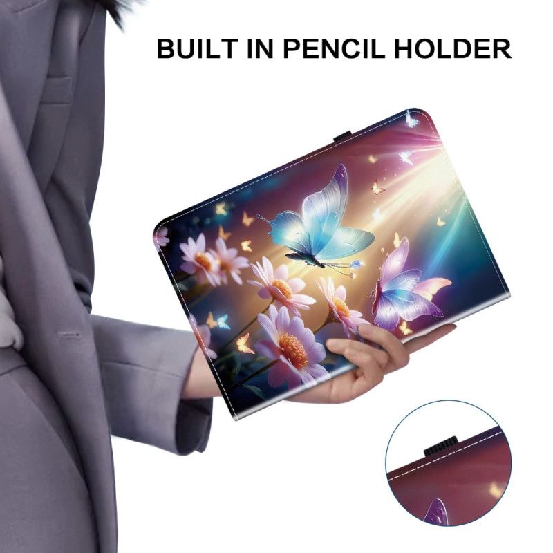 Kotelot iPad Pro 13 (2025) Hohtavat Perhoset