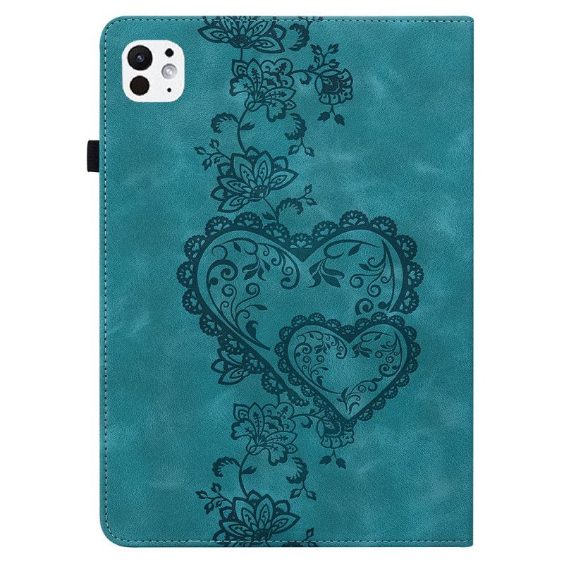 Kotelot iPad Pro 13 (2025) Sydänmokkanahkakuvio Suojakuori