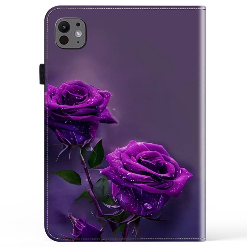 Kotelot iPad Pro 13 (2025) Violetit Ruusut