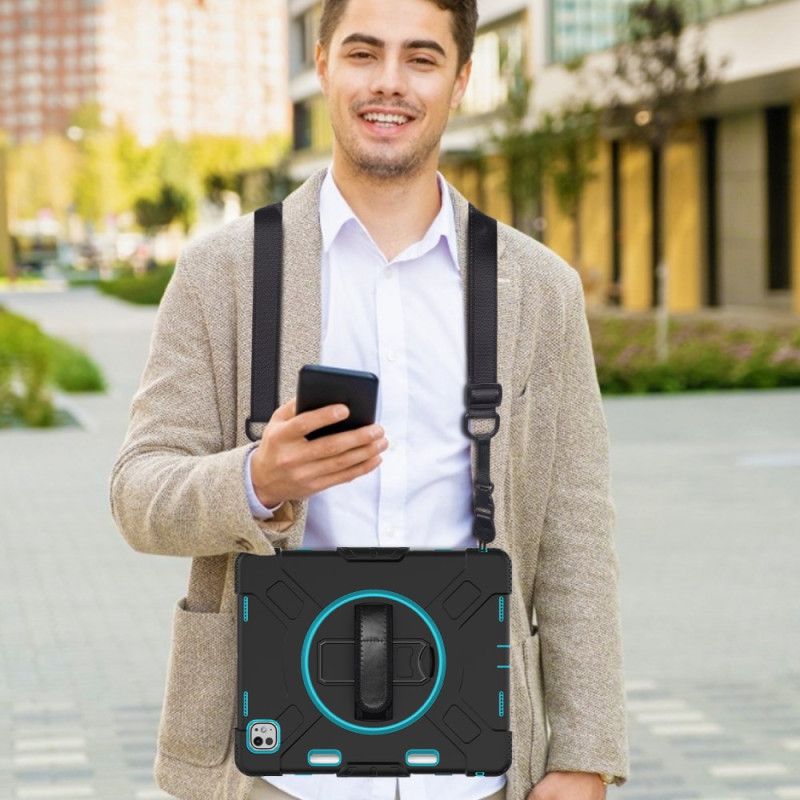 Kuori iPad Pro 13 (2025) Erittäin Kestävä Jalusta Ja Olkahihna