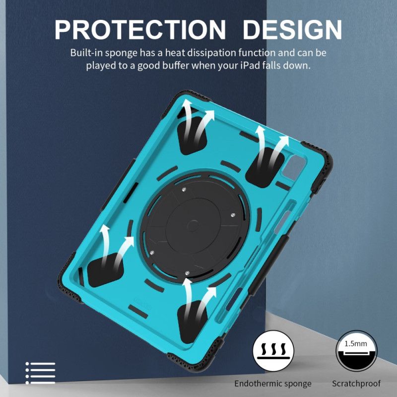 Kuori iPad Pro 13 (2025) Erittäin Kestävä Jalusta Ja Olkahihna