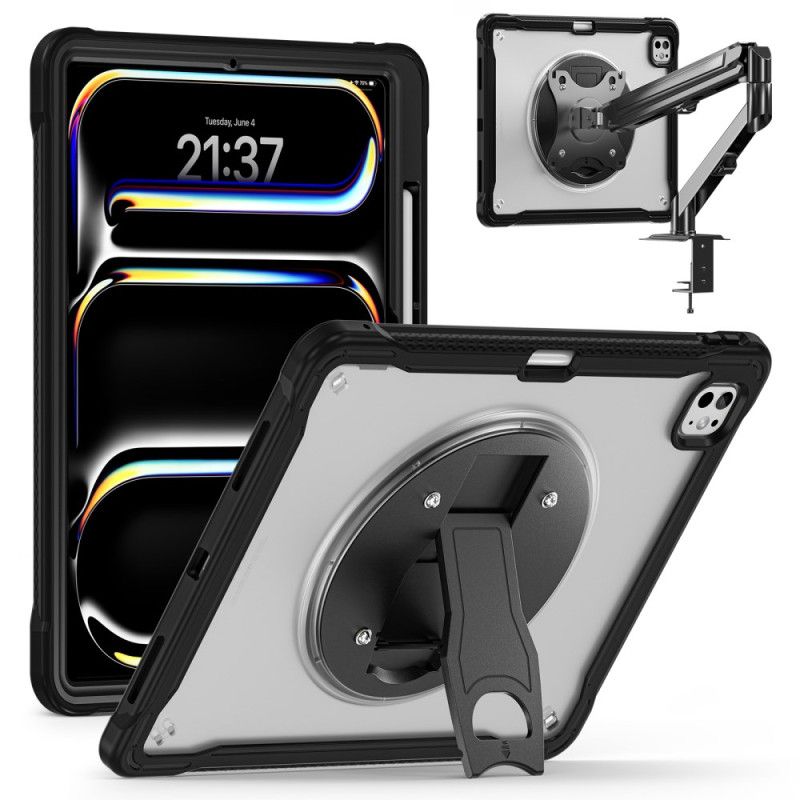 Kuori iPad Pro 13 (2025) Läpikuultava Jalustalla