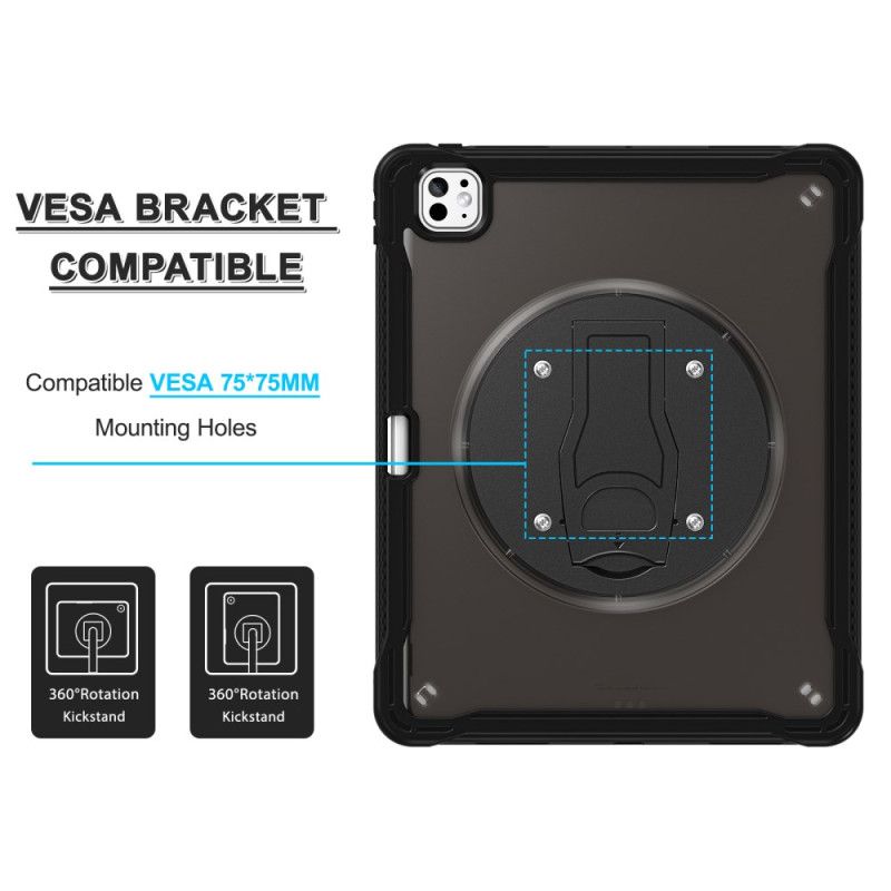 Kuori iPad Pro 13 (2025) Läpikuultava Jalustalla