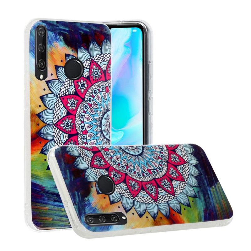 Kuori Huawei Y6p Fluoresoiva Värillinen Mandala