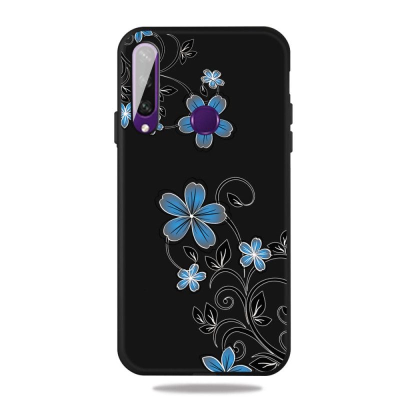 Kuori Huawei Y6p Sinisiä Kukkia