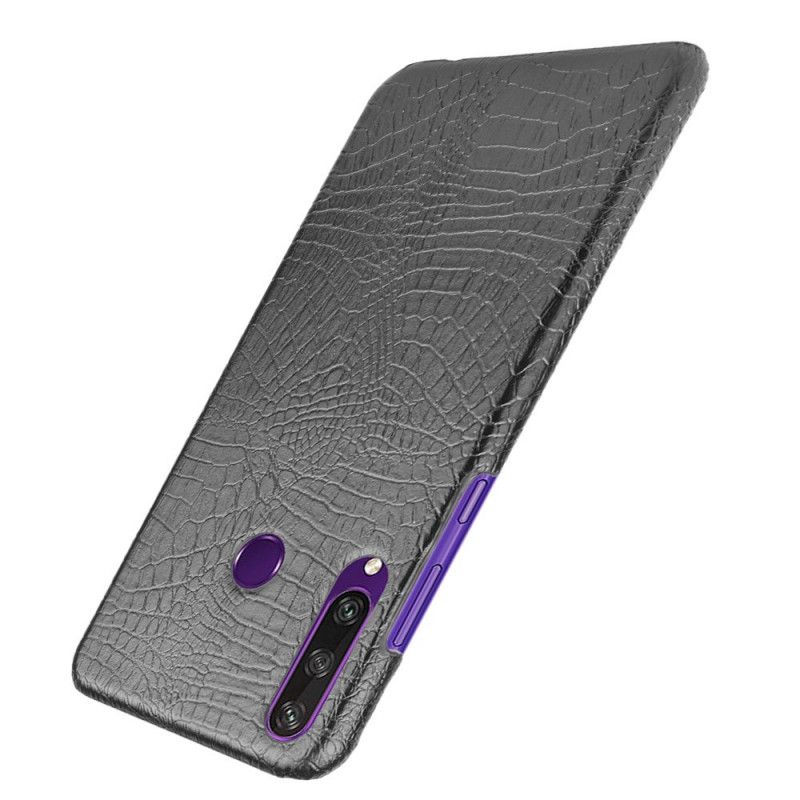 Kuori Huawei Y6p Valkoinen Musta Krokotiilin Ihovaikutus Suojakuori