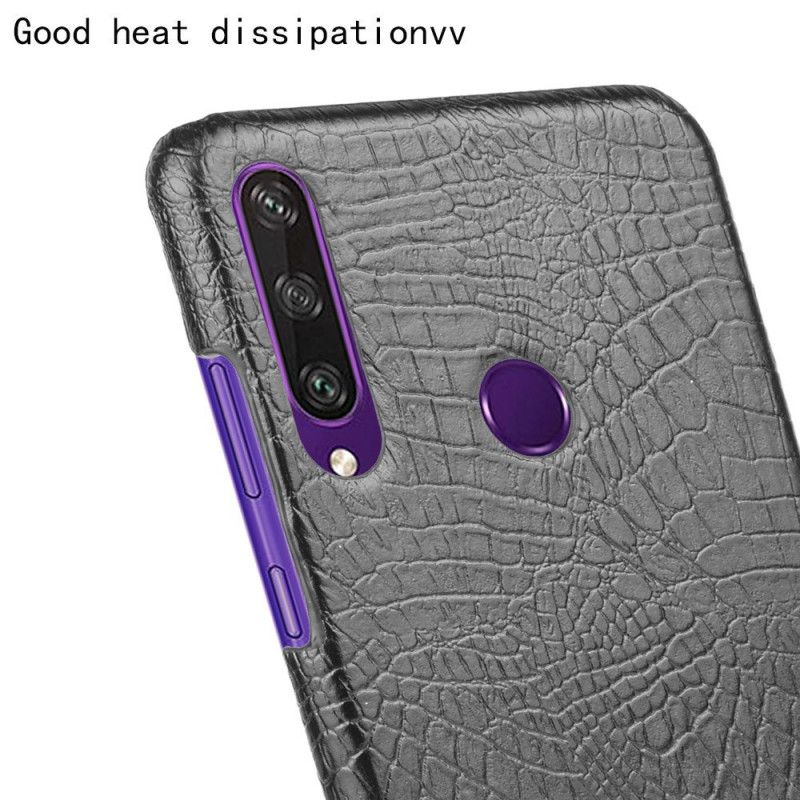 Kuori Huawei Y6p Valkoinen Musta Krokotiilin Ihovaikutus Suojakuori