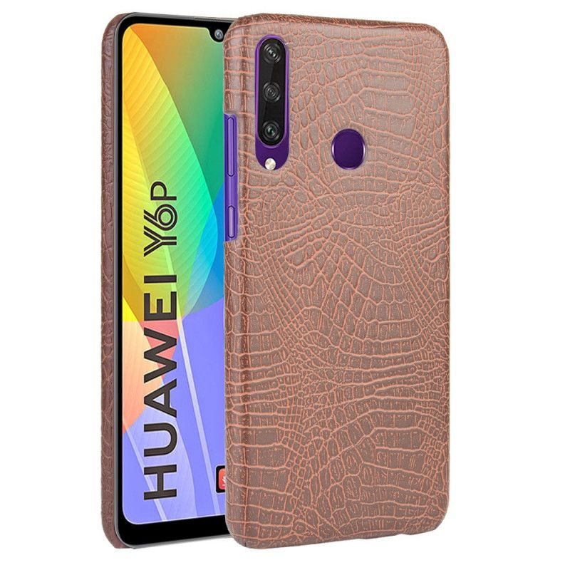 Kuori Huawei Y6p Valkoinen Musta Krokotiilin Ihovaikutus Suojakuori