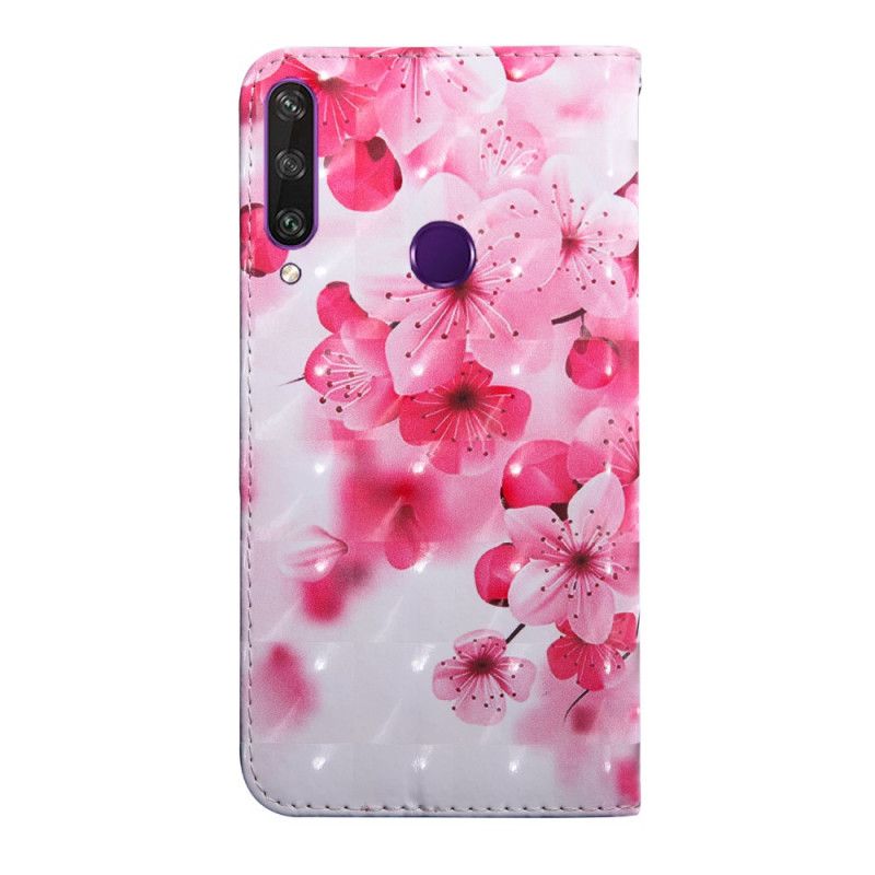 Suojakuori Huawei Y6p Puhelinkuoret Vaaleanpunaiset Kukat
