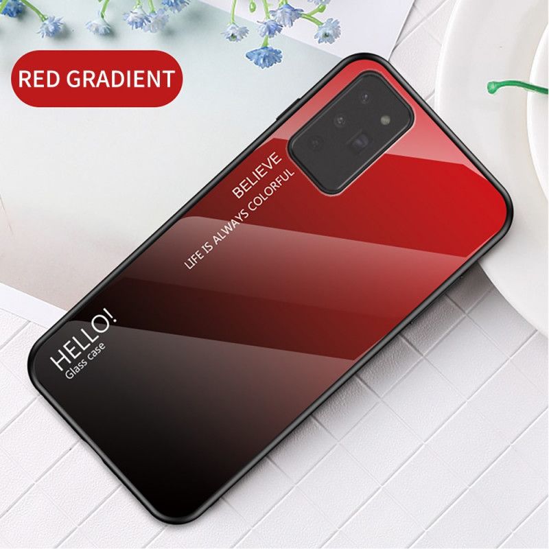 Kuori Samsung Galaxy Note 20 Valkoinen Musta Hei Karkaistu Lasi