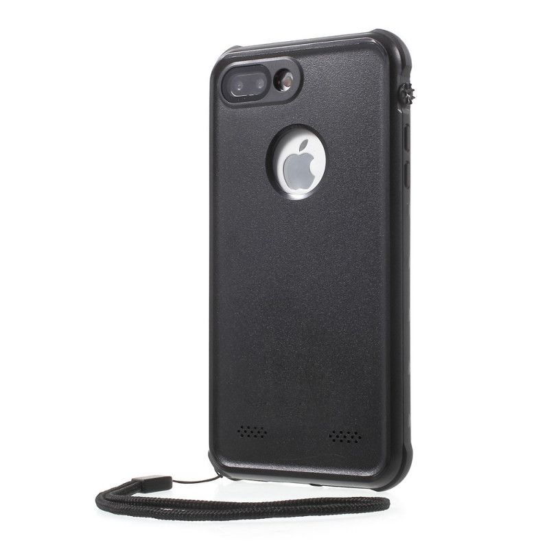 Case Kuoret iPhone 7 Plus / 8 Plus Valkoinen Musta Puhelinkuoret Vedenpitävä Paprika