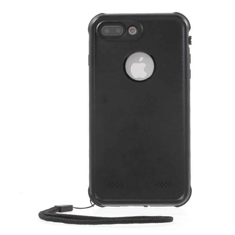 Case Kuoret iPhone 7 Plus / 8 Plus Valkoinen Musta Puhelinkuoret Vedenpitävä Paprika