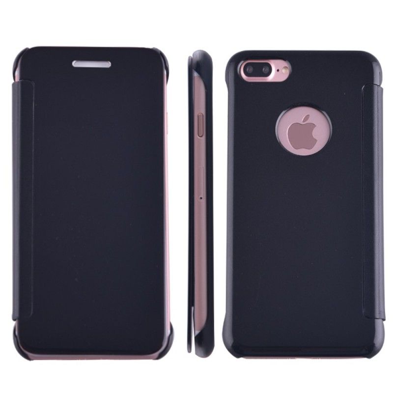 Flip Kotelot iPhone 7 Plus / 8 Plus Kulta Hopea Peili